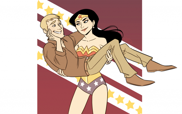 steve trevor+wonder woman