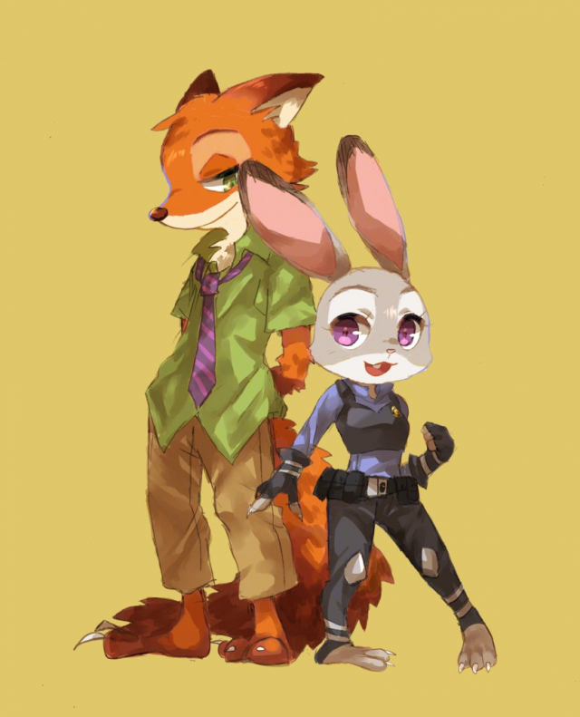 judy hopps+nick wilde