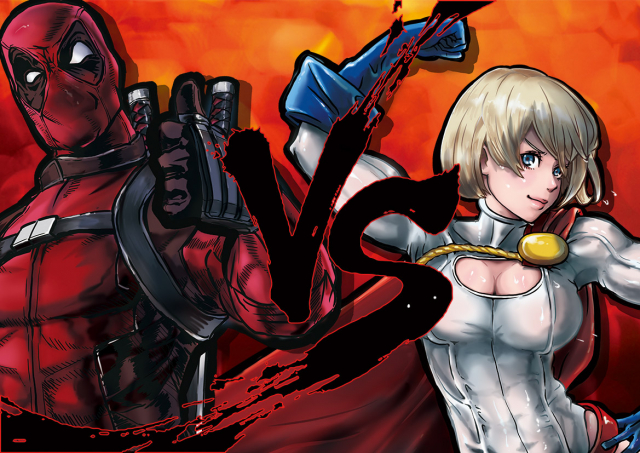 deadpool+power girl