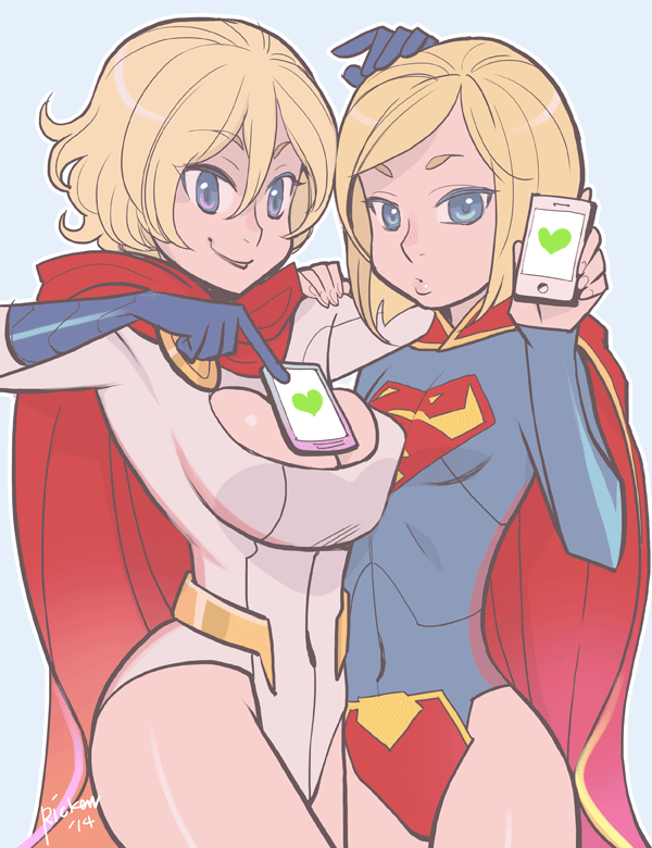 power girl+supergirl