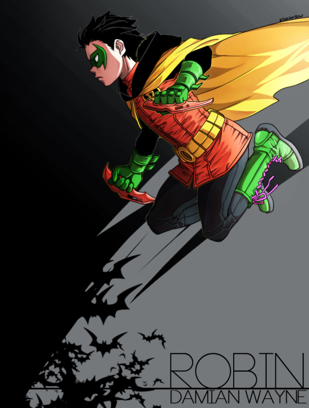 damian wayne+robin (dc)