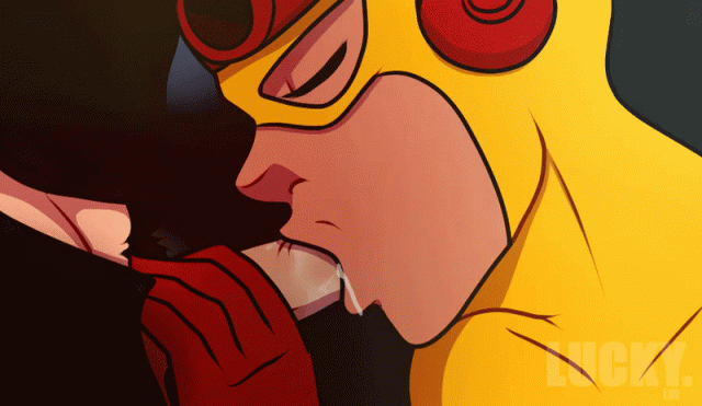 dick grayson+kid flash+nightwing+wally west