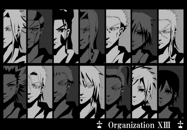 axel+demyx+larxene+lexaeus+luxord+marluxia+organization xiii+roxas+saix+vexen+xaldin+xemnas+xigbar+xion (kingdom hearts)+zexion