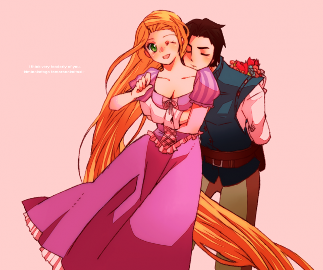 flynn rider+rapunzel (disney)