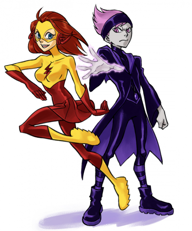 jinx+kid flash+wally west