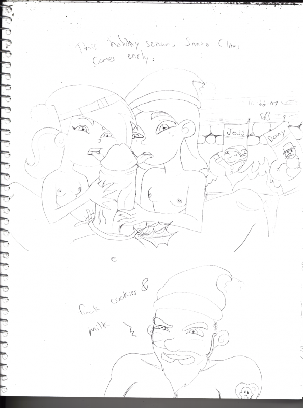 dani phantom+joss possible+kimberly ann possible+santa claus