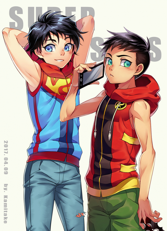damian wayne+jonathan kent