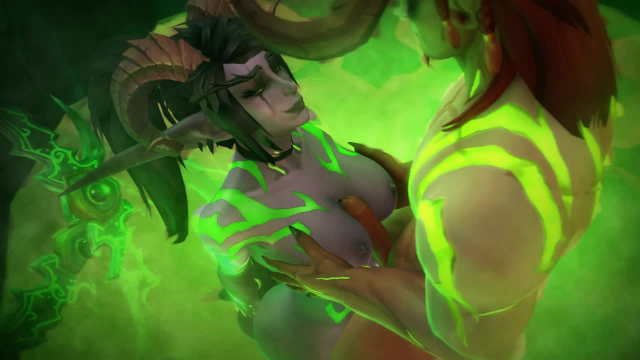 blood elf+demon hunter+night elf