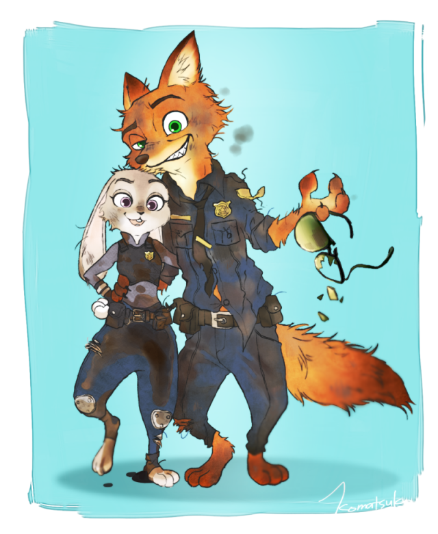 judy hopps+nick wilde