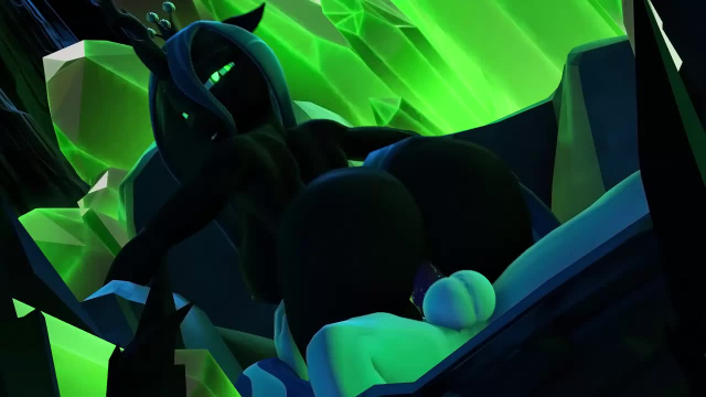 queen chrysalis (mlp)+shining armor (mlp)