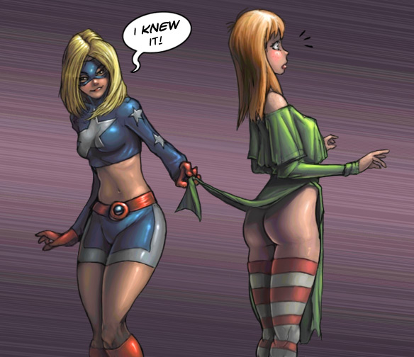 courtney whitmore+cyclog- (dc comics)+maxinQ- hunkel+stY-spangled kid+stargirl-