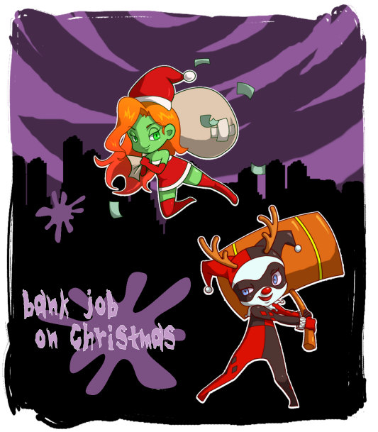 harley quinn+poison ivy