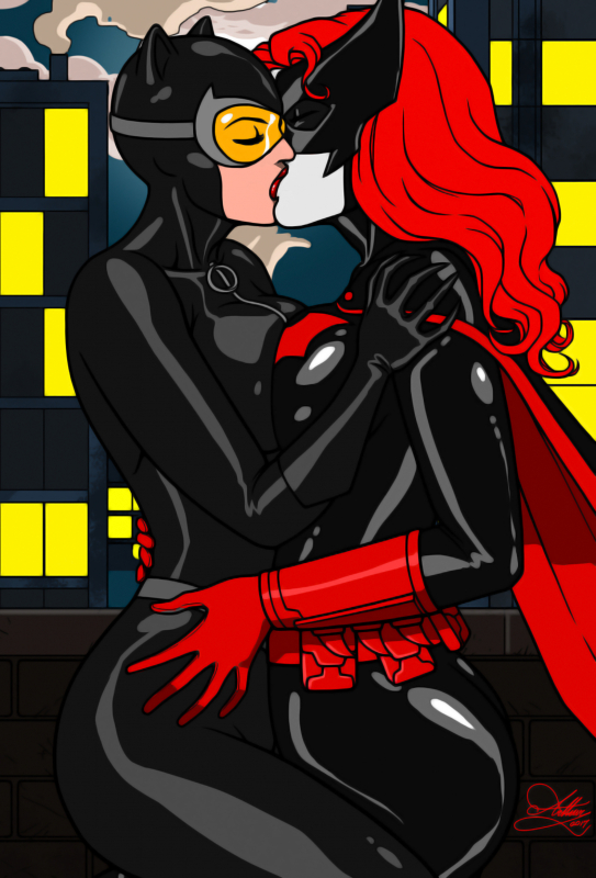 batwoman+catwoman+kate kane+selina kyle