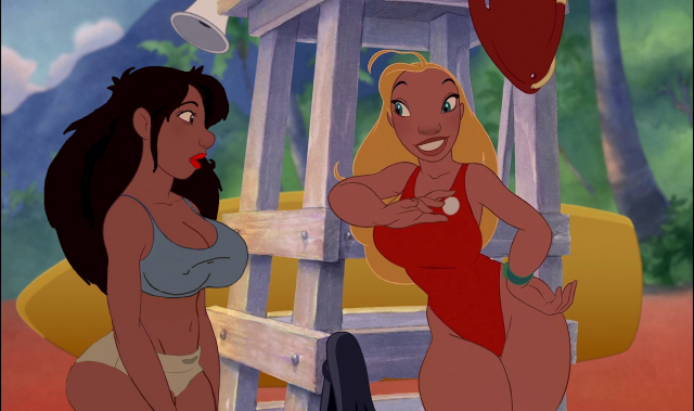 lifeguard (lilo and stitch)+nani pelekai