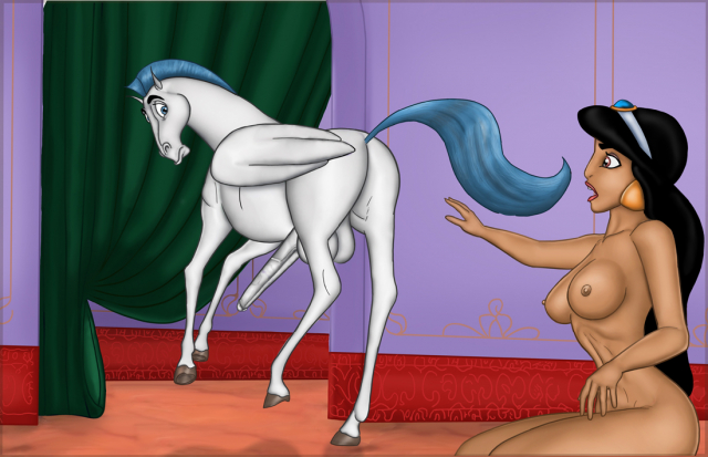 jasmine+pegasus (disney)