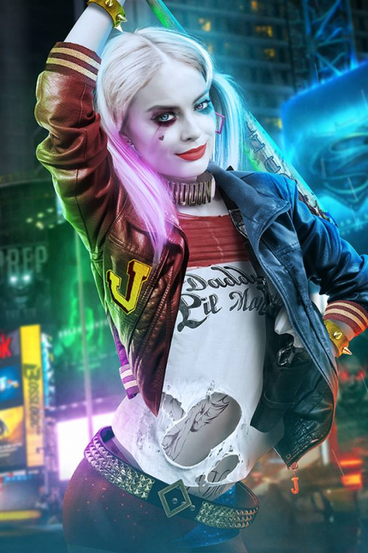 harley quinn+margot robbie