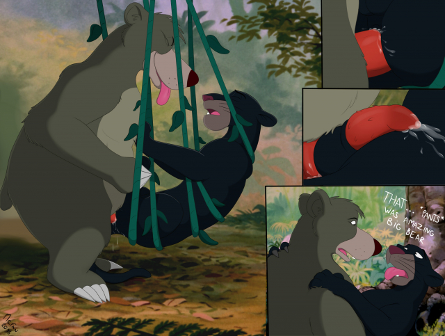 bagheera (jungle book)+baloo