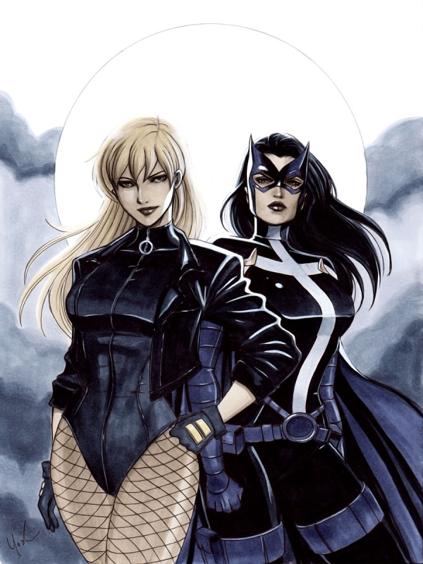 black canary+helena bertinelli+huntress