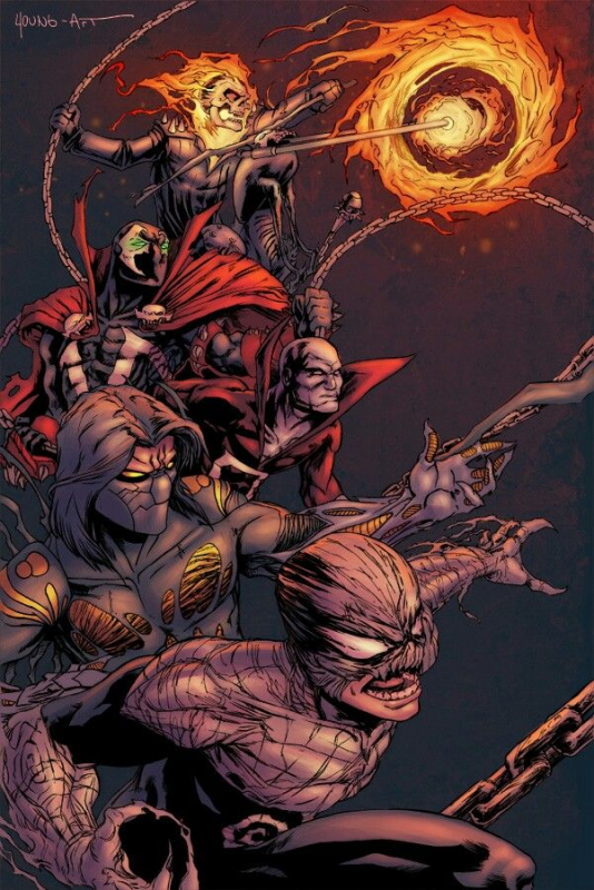 ghost rider+jackie estacado+spawn (spawn)