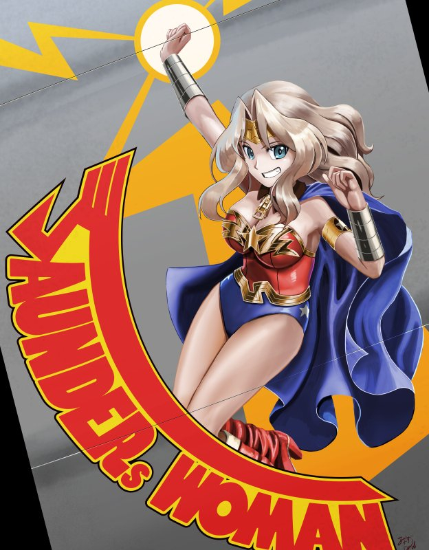 kay (girls und panzer)+wonder woman
