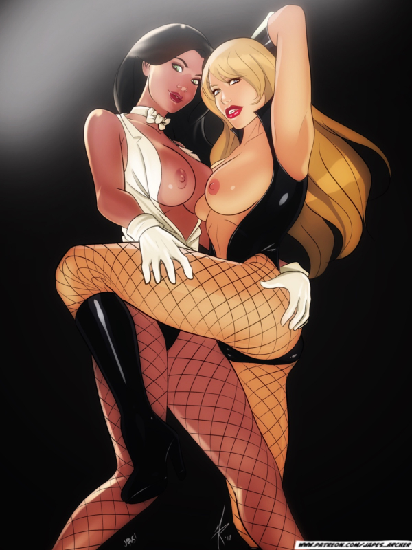 black canary+zatanna