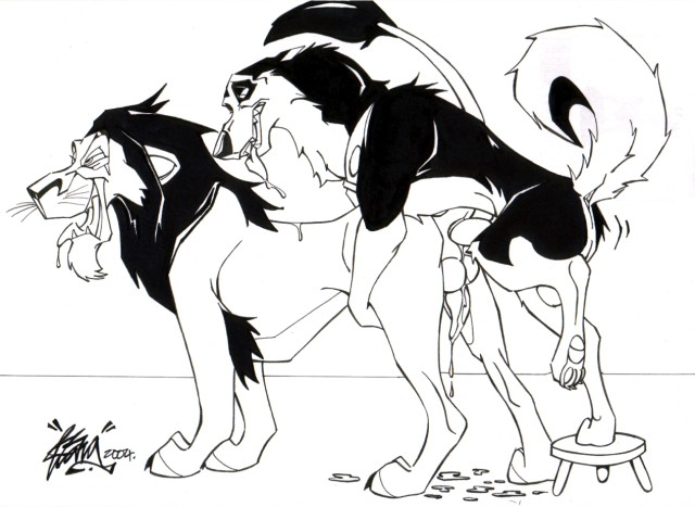 scar (the lion king)+steele