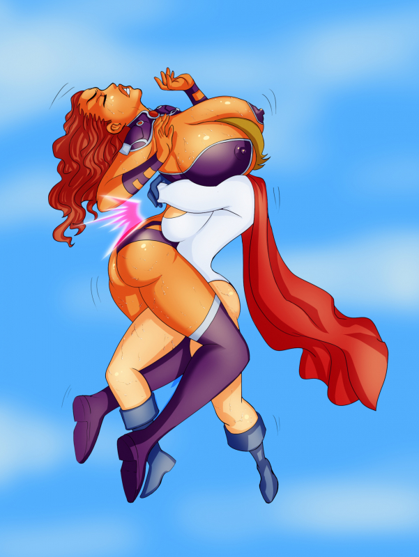 koriand'r+power girl+starfire