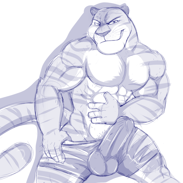 stripper tiger (zootopia)