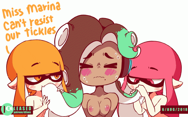 inkling+marina (splatoon)+octoling