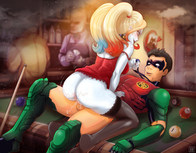 harley quinn+robin (dc)