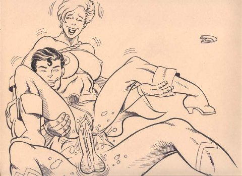 power girl+superman