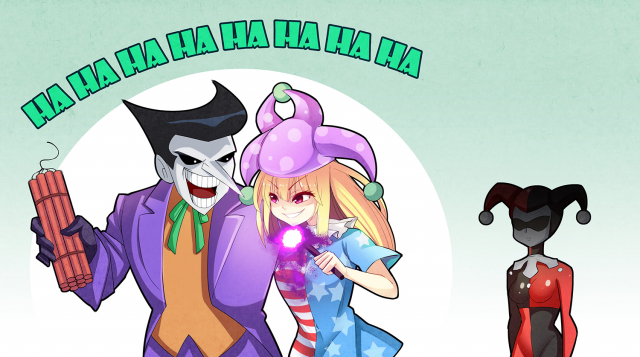 clownpiece+harley quinn+the joker