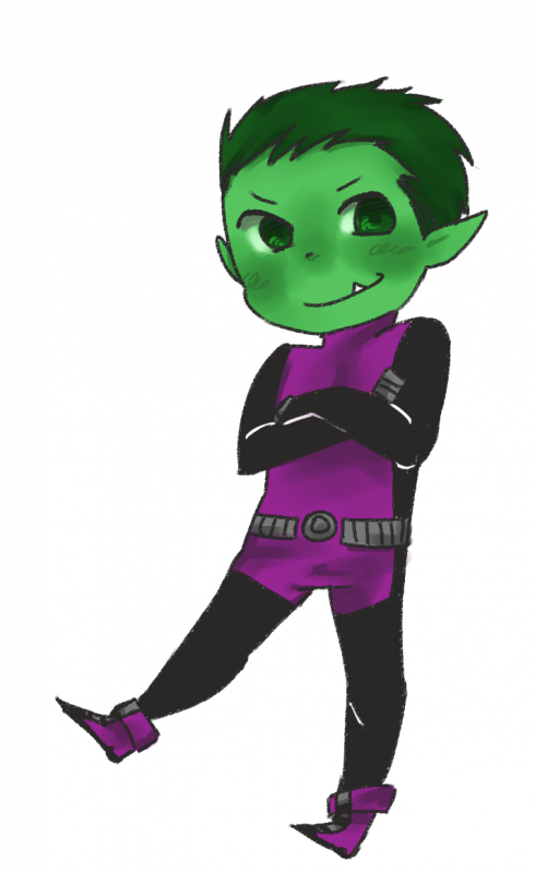 beast boy (dc)+garfield logan