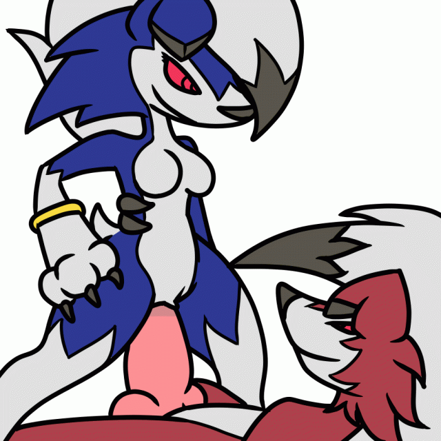 lycanroc+midnight lycanroc+original character+pok�mon (species)+shiny pokemon