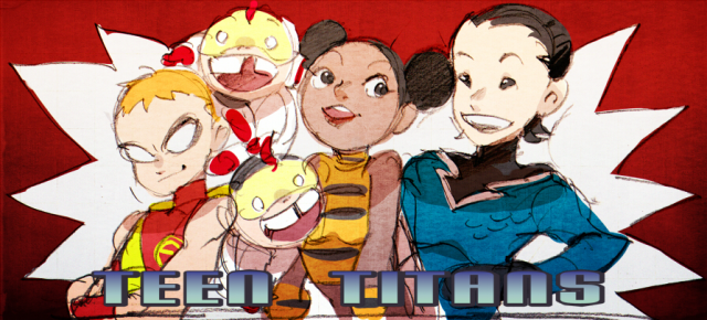 aqua lad+bumble bee+garth+karen beecher+mas (dc)+menos (dc)+roy harper+speedy