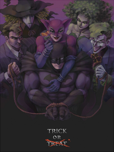 batman+brs- wayne+catwoman+harvQ- dent+poisog- ivy+scarecro- (batman)+scarecro- (dc)+thc- joker+two-face