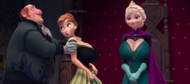 anna (frozen)+elsa (frozen)