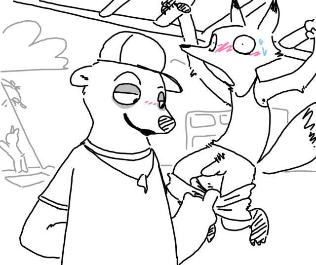 major friedkin (zootopia)+nick wilde