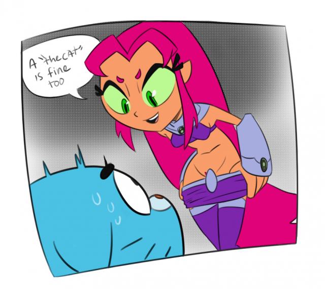 gumball watterson+starfire