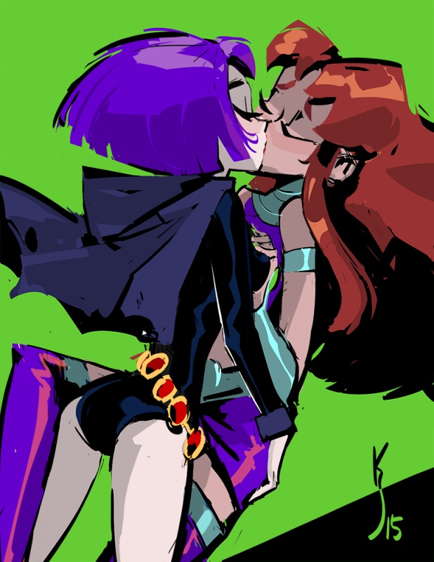 raven (dc)+starfire