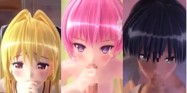 konjiki no yami+kotegawa yui+momo velia deviluke