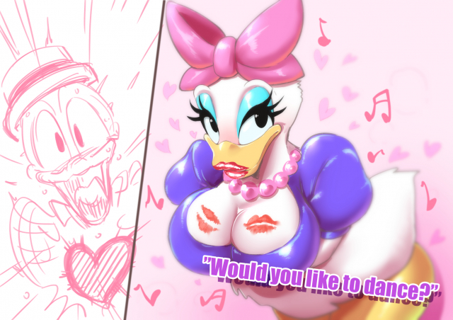 daisy duck+donald duck