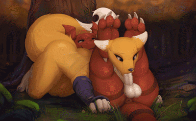 guilmon+renamon