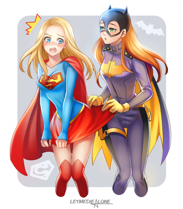 batgirl+supergirl
