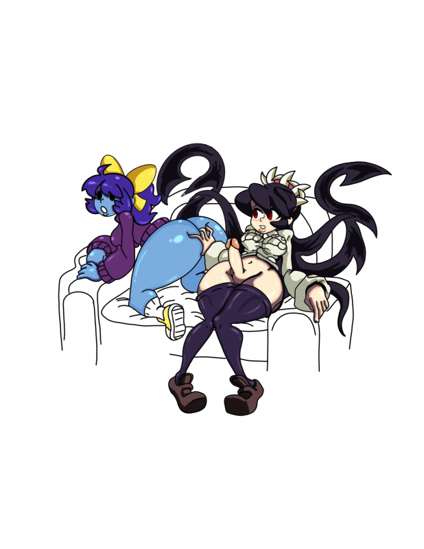 filia (skullgirls)+marina (noill)