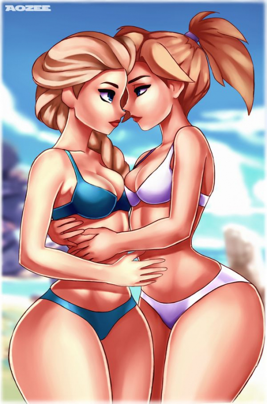 elsa (frozen)+mercy