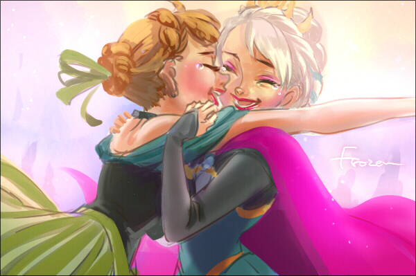 anna (frozen)+elsa (frozen)