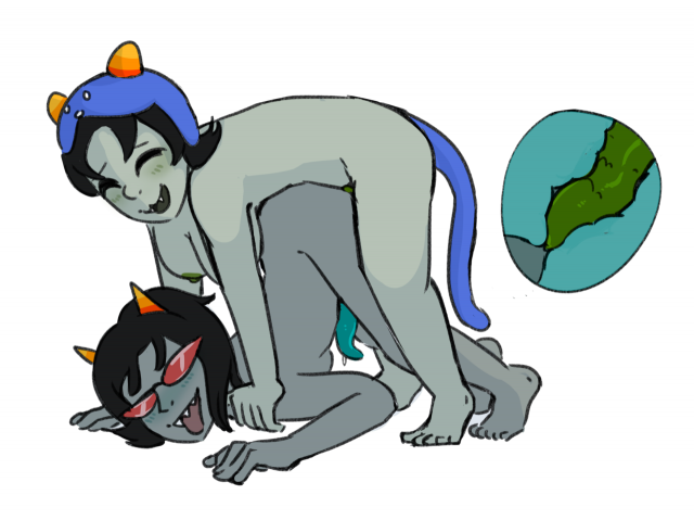 nepeta leijon+terezi pyrope+troll (homestuck)