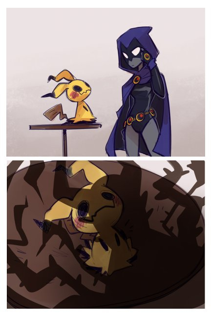 mimikyu+raven (dc)