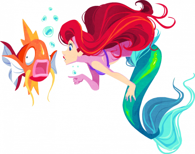 ariel (disney)+magikarp